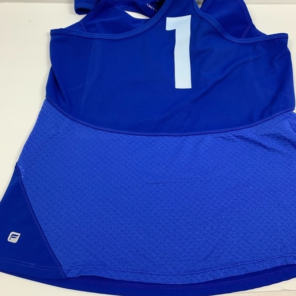 Fabletics Vibrant Blue & White Southern Smoke Tank - Picture 3 of 9